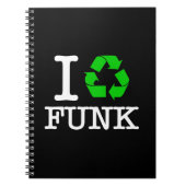 Ik recycle funk notitieboek (Voorkant)