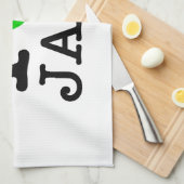 Ik recycle jazz theedoek (Quarter Fold)