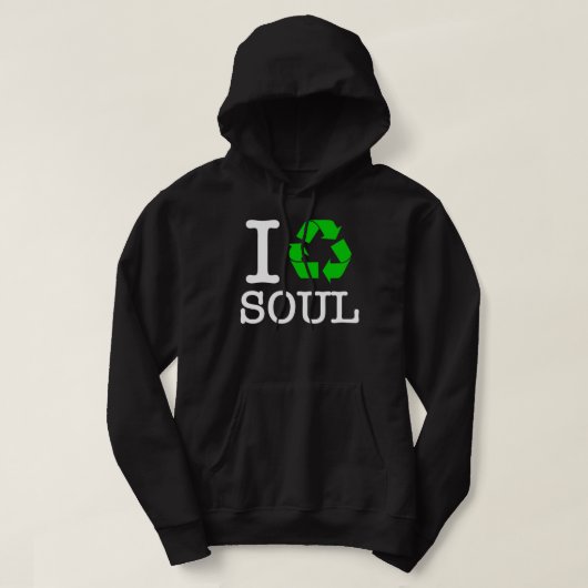 Ik recycle ziel hoodie (Design voorkant)