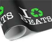 Ik Recyclen Beats Cadeaupapier (Rol Hoek)