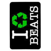 Ik Recyclen Beats Magneet (Verticaal)