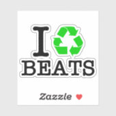 Ik Recyclen Beats Sticker (Vel)