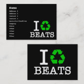 Ik Recyclen Beats Visitekaartje (Voorkant / Achterkant)
