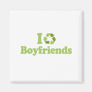 Ik recyclen Boyfriends T-shirt Magneet