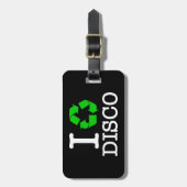 Ik Recyclen Disco Bagagelabel (Voorkant verticaal)