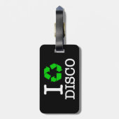 Ik Recyclen Disco Bagagelabel (Achterkant verticaal)