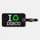 Ik Recyclen Disco Bagagelabel (Achterkant horizontaal)