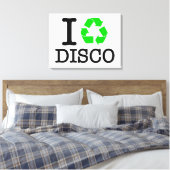 Ik Recyclen Disco Canvas Afdruk (Insitu (Slaapkamer))