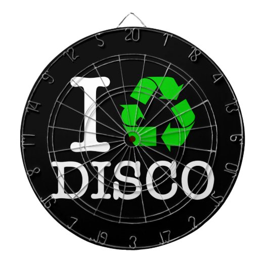 Ik Recyclen Disco Dartbord (Voorkant)