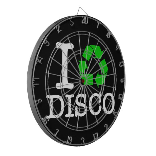 Ik Recyclen Disco Dartbord (Voorkant Links)