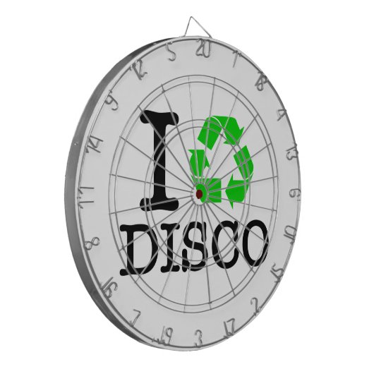 Ik Recyclen Disco Dartbord (Voorkant Links)