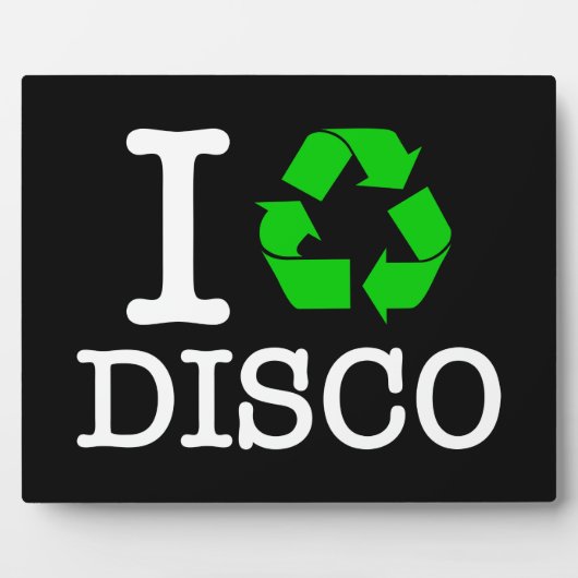 Ik Recyclen Disco Fotoplaat (Voorkant)