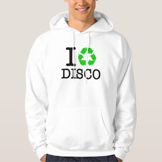 Ik Recyclen Disco Hoodie (Voorkant)