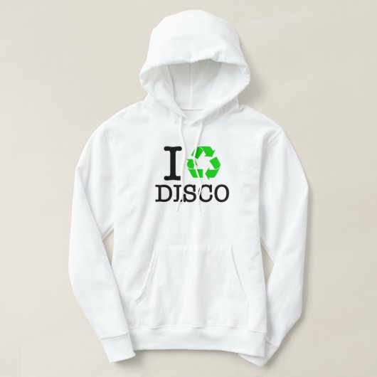 Ik Recyclen Disco Hoodie (Design voorkant)