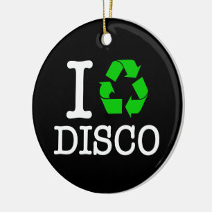 Ik Recyclen Disco Keramisch Ornament