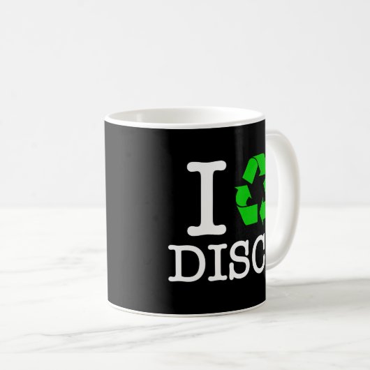 Ik Recyclen Disco Koffiemok (Voorkant rechts)