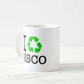 Ik Recyclen Disco Koffiemok (Voorkant links)