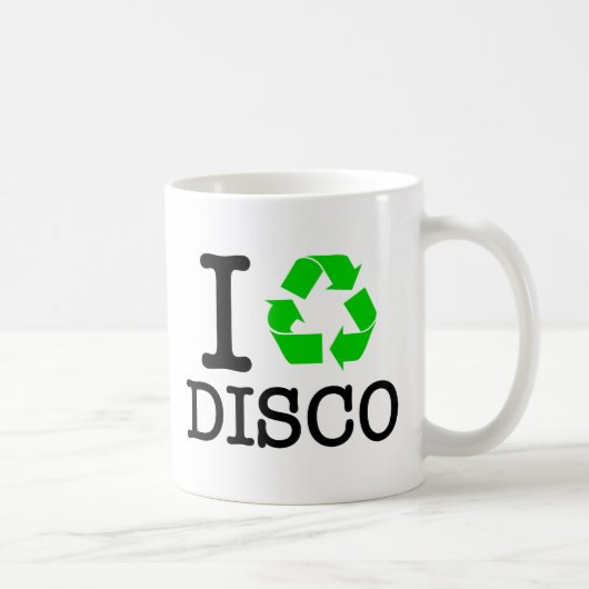 Ik Recyclen Disco Koffiemok (Rechts)