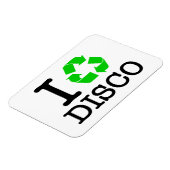 Ik Recyclen Disco Magneet (Linkerzijde)