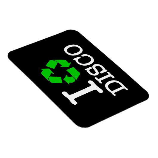 Ik Recyclen Disco Magneet (Rechterzijde)