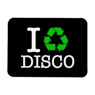 Ik Recyclen Disco Magneet