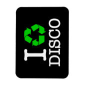 Ik Recyclen Disco Magneet (Verticaal)