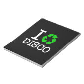 Ik Recyclen Disco Notitieblok (Linkerzijde)