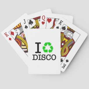 Ik Recyclen Disco Pokerkaarten