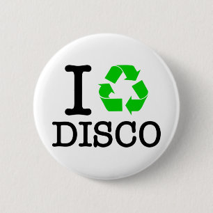 Ik Recyclen Disco Ronde Button 5,7 Cm
