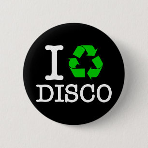 Ik Recyclen Disco Ronde Button 5,7 Cm