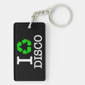 Ik Recyclen Disco Sleutelhanger (achterkant)