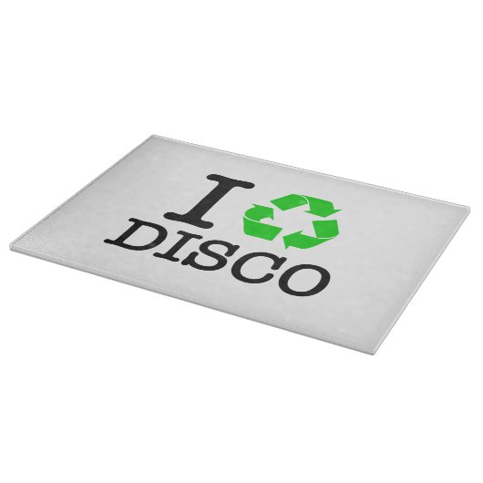 Ik Recyclen Disco Snijplank (Hoek)