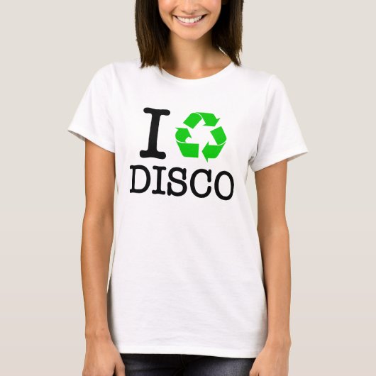 Ik Recyclen Disco T-shirt (Voorkant)