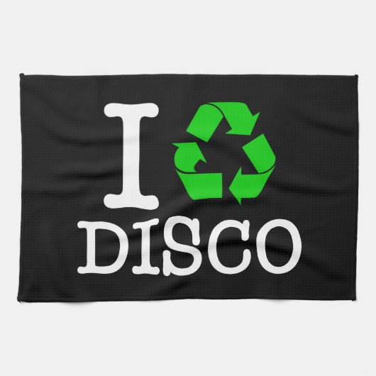 Ik Recyclen Disco Theedoek (Horizontaal)