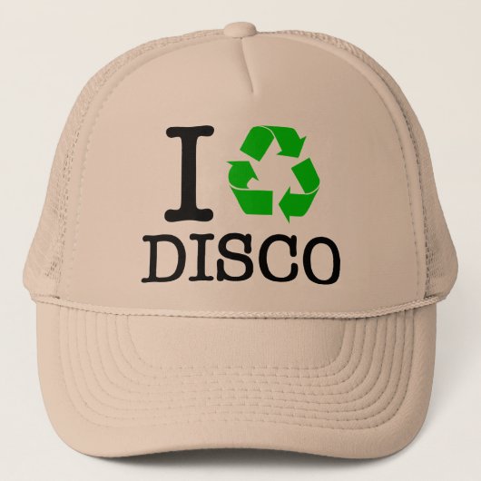 Ik Recyclen Disco Trucker Pet (Voorkant)