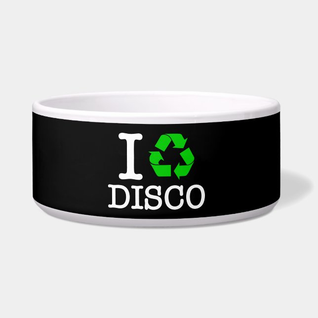 Ik Recyclen Disco Voerbakje (Voorkant)