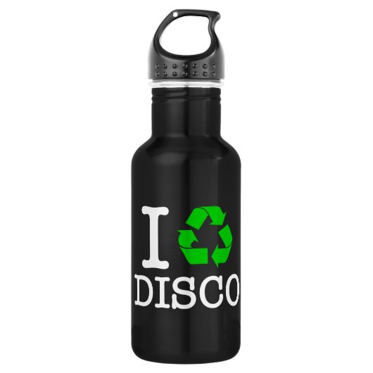Ik Recyclen Disco Waterfles (Voorkant)