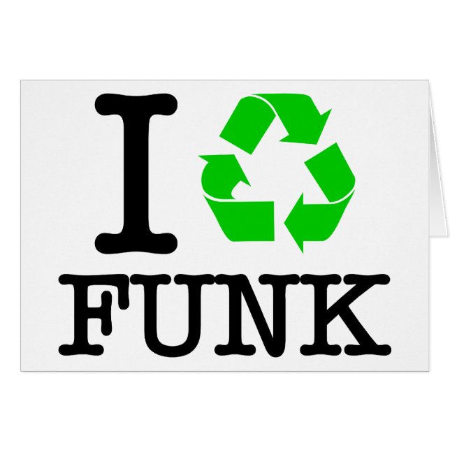 Ik Recyclen Funk (Voorkant Horizontaal)