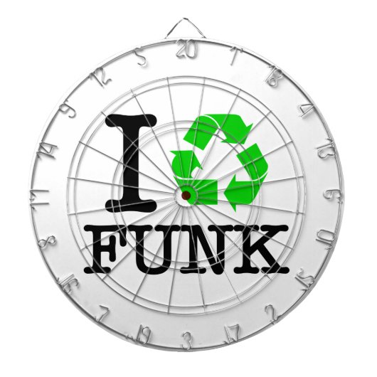 Ik Recyclen Funk Dartbord (Voorkant)