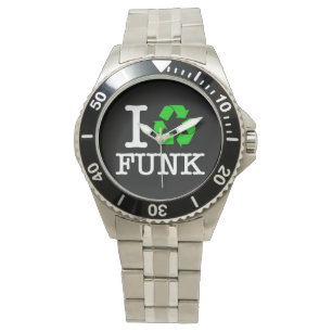 Ik Recyclen Funk Horloge