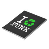 Ik Recyclen Funk Notitieblok (Linkerzijde)