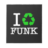 Ik Recyclen Funk Notitieblok (Voorkant)