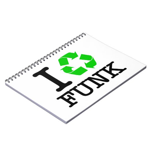 Ik Recyclen Funk Notitieboek (Linkerzijde)