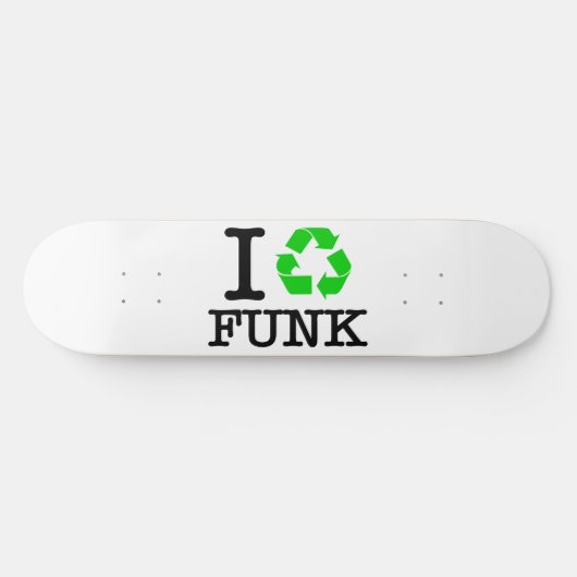 Ik Recyclen Funk Persoonlijk Skateboard (Horizontaal)