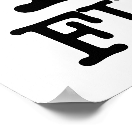 Ik Recyclen Funk Poster (Hoek)