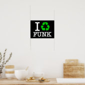 Ik Recyclen Funk Poster (Keuken)