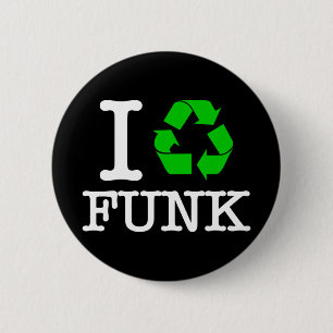 Ik Recyclen Funk Ronde Button 5,7 Cm
