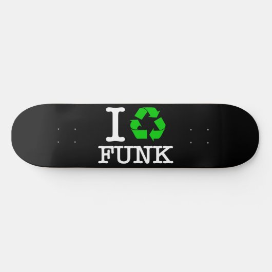 Ik Recyclen Funk Skateboard (Horizontaal)