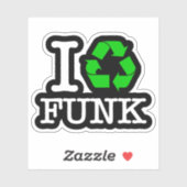 Ik Recyclen Funk Sticker (Vel)