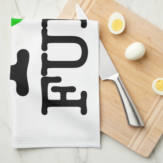 Ik Recyclen Funk Theedoek (Quarter Fold)